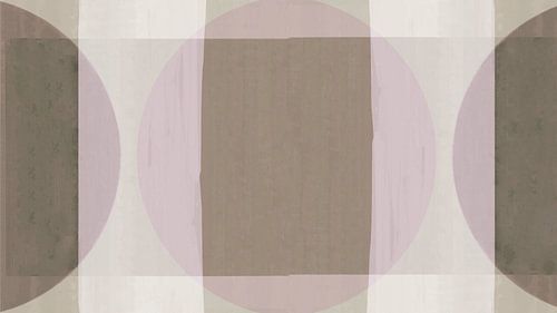 Mid Century Bauhaus Shapes in Neutral Colours