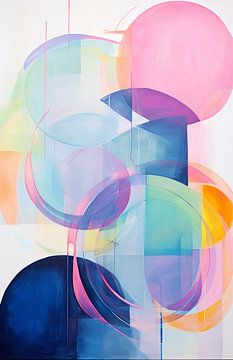 colorful abstract van Liv Jongman