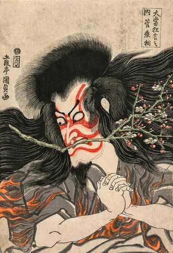 Gototei Kunisada. Beroemde Kabuki-spelen