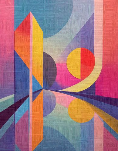 Abstract Colourful Urbane trance sur Gisela- Art for You