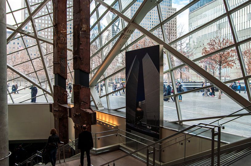 Indrukwekkend, WTC fundering in Memorial Centre NYC par Annelies Martinot