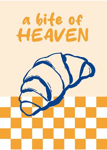 Un croissant « A Bite of Heaven »