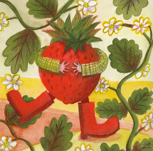 Strawberry hug