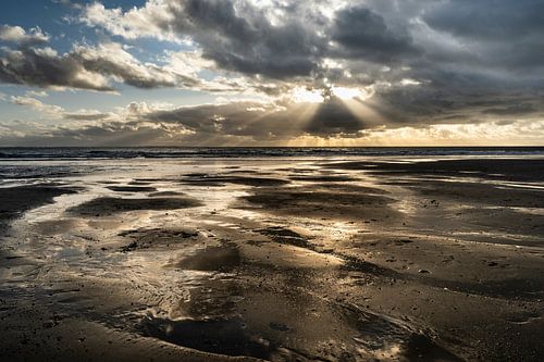 La plage de Westenschouwen, Zélande