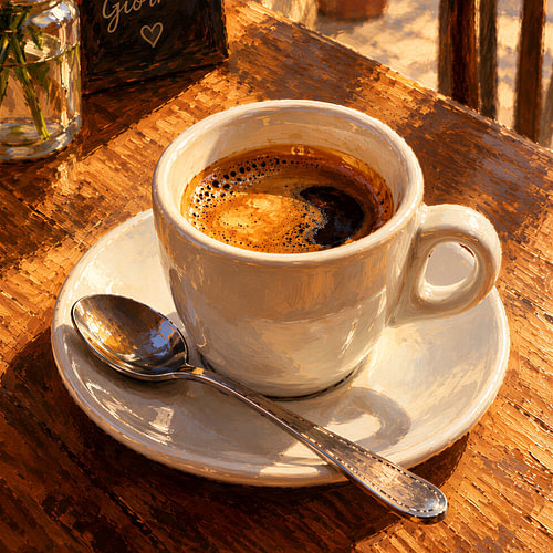 Morning espresso