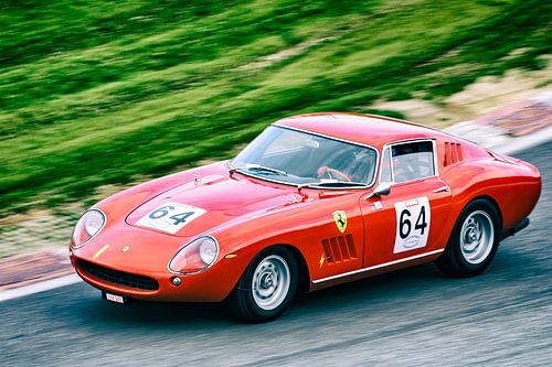 Ferrari 275 GTB klassieke sportwagen op Spa Francorchamps