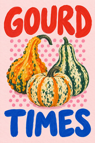 Gourd Times – bunte Zierkürbisse