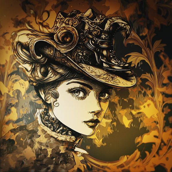 Moi et mon chapeau spécial par Helga Blanke