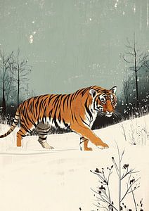 Tiger im Schnee