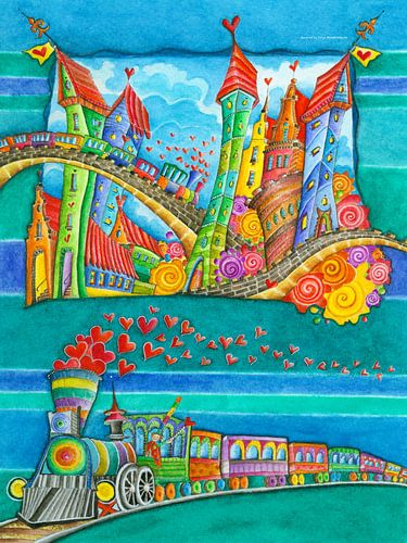 Chemin de fer Ville sur Sonja Mengkowski