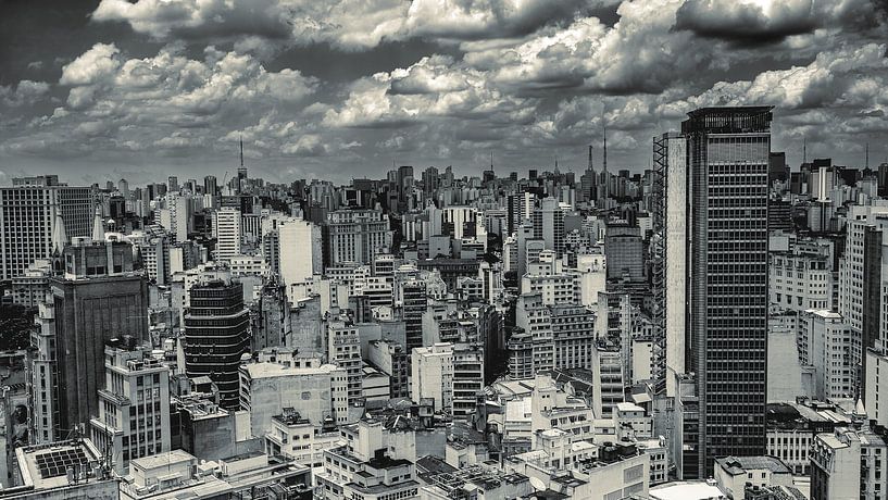 Skyline von Sao Paulo von Sonny Vermeer
