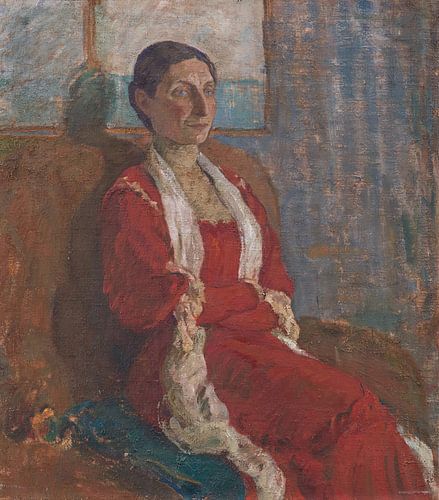 Porträt von Frau Bertha Brandstrup (1909)