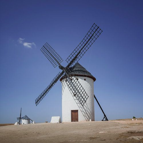 Windmolen in Campo de Criptana, Castilië La Mancha, Spanje