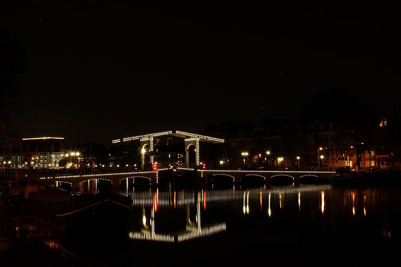 Skinny Bridge Amsterdam by Marcel Runhart