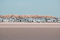 Strandhuisjes op IJmuiden