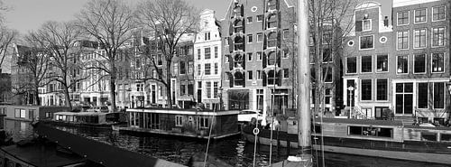 Amsterdam, Jordaan boten in de Brouwersgracht