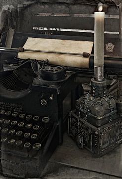 Old typewriter van Anja Volder