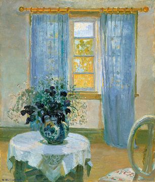 Anna Ancher,Intérieur avec clématite