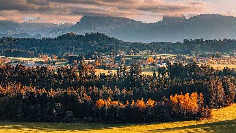 Herfst in de Allgau, Beieren van Henk Meijer Photography