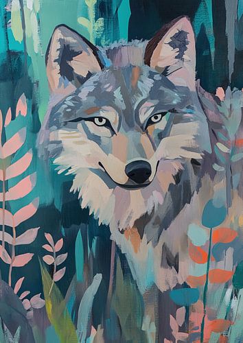 Wolf in het Groen | Wolf Dier