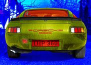 Porsche 928 in silver-green von aRi F. Huber Miniaturansicht