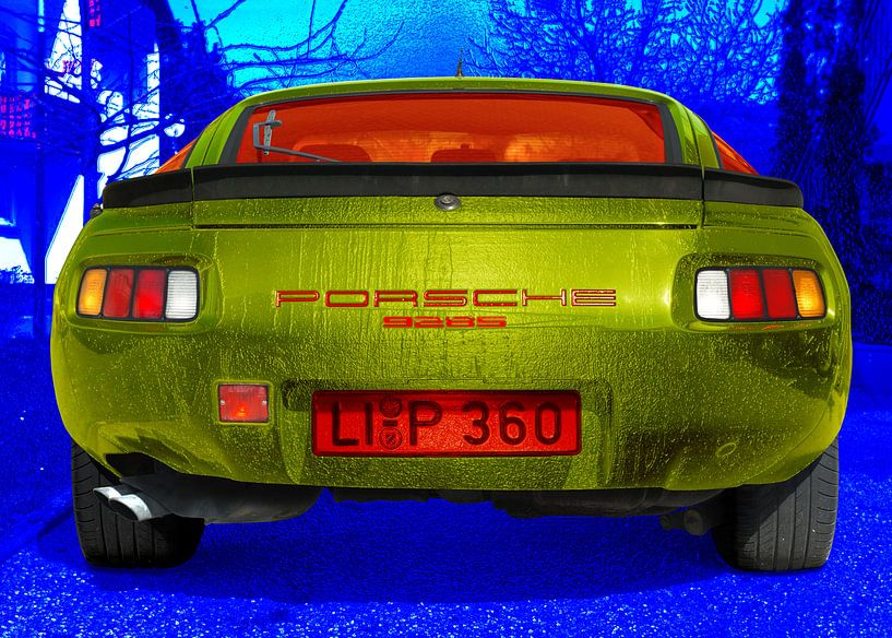 Porsche 928 in silver-green von aRi F. Huber