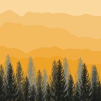 yellow mountains