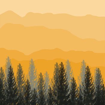 gelbe Berge