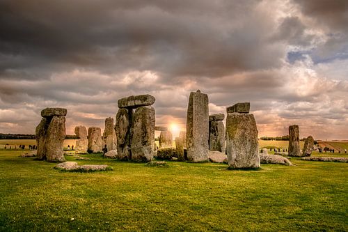 Sunset at Stonehenge