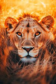 Majestic lion by Poster Art Shop