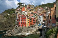 Het dorpje Riomaggiore. Cinque Terre, Italië van FotoBob thumbnail
