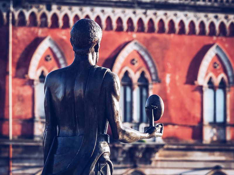 Statue des Archimedes (Syrakus, Sizilien) von Alexander Voss