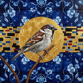 the golden house sparrow by Karin van Bylevelt