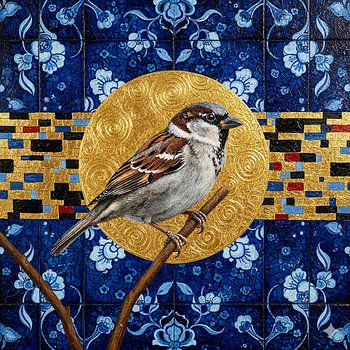 the golden house sparrow