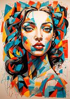 Abstract Woman Cubism