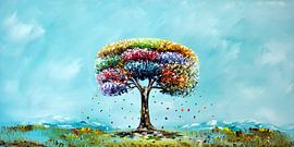 Baum des Lebens von Gena Theheartofart