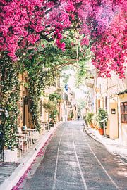Street in Plaka by Patrycja Polechonska