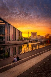 Berlin  early sunrise von Iman Azizi