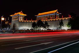 Xi'an watchtower long shutter speed by Speksnijder Photography
