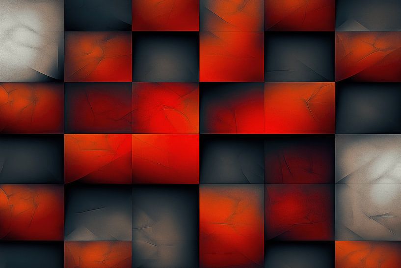 Abstrakte Arbeit mathematisch-geometrisch von Ton Kuijpers