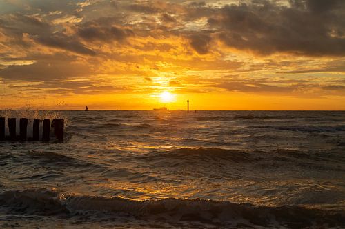 Westkapelle Zonsondergang