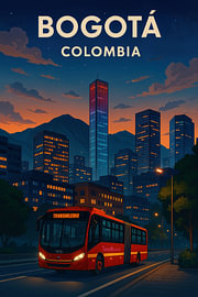 Bogotá Bogota von Poster Art Shop