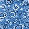 blaue Kreise sur Herzmotivation by Katrin Behr