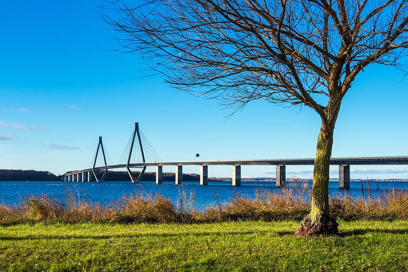 A bridge between Seeland und Falster in Denmark van Rico Ködder