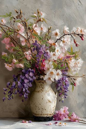 Colorful Vintage Flower Still Life no.6