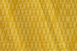 Graphic pattern, golden yellow by Rietje Bulthuis