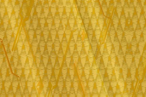 Grafisch patroon, goudgeel