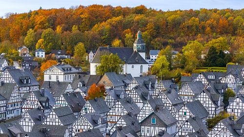 Historisch Freudenberg in de herfst