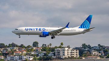 Atterrissage du Boeing 737 MAX 9 de United Airlines.