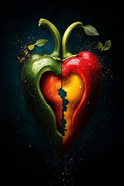 The Heart of the Pepper | Colourful Kitchen Inspiration by Karina Brouwer